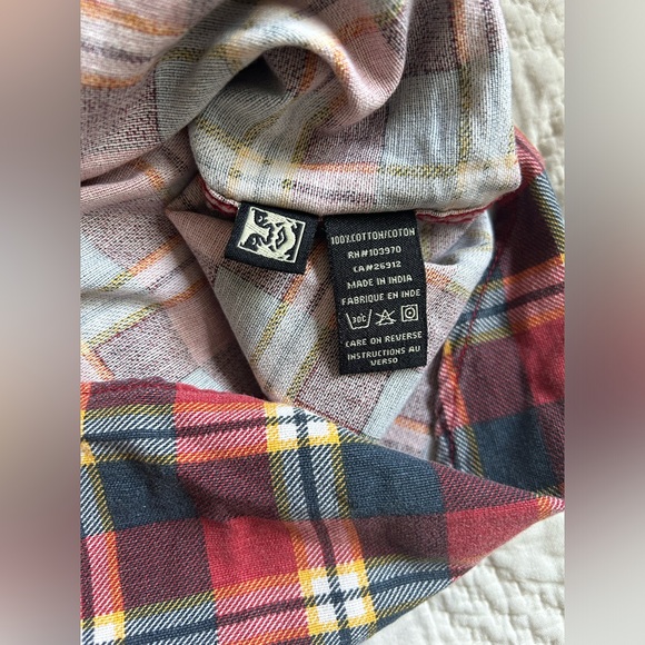 Obey- Men’s Button Down Multicolor Plaid Long Sleeve- Size Large - Picture 6 of 10